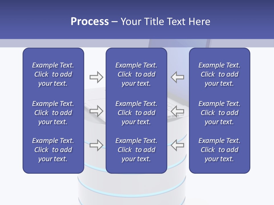 Storage Technology Workstation PowerPoint Template