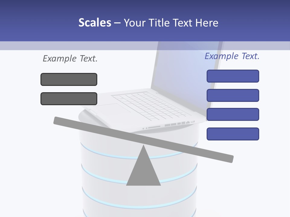 Storage Technology Workstation PowerPoint Template