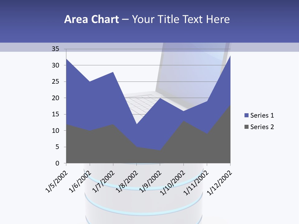 Storage Technology Workstation PowerPoint Template