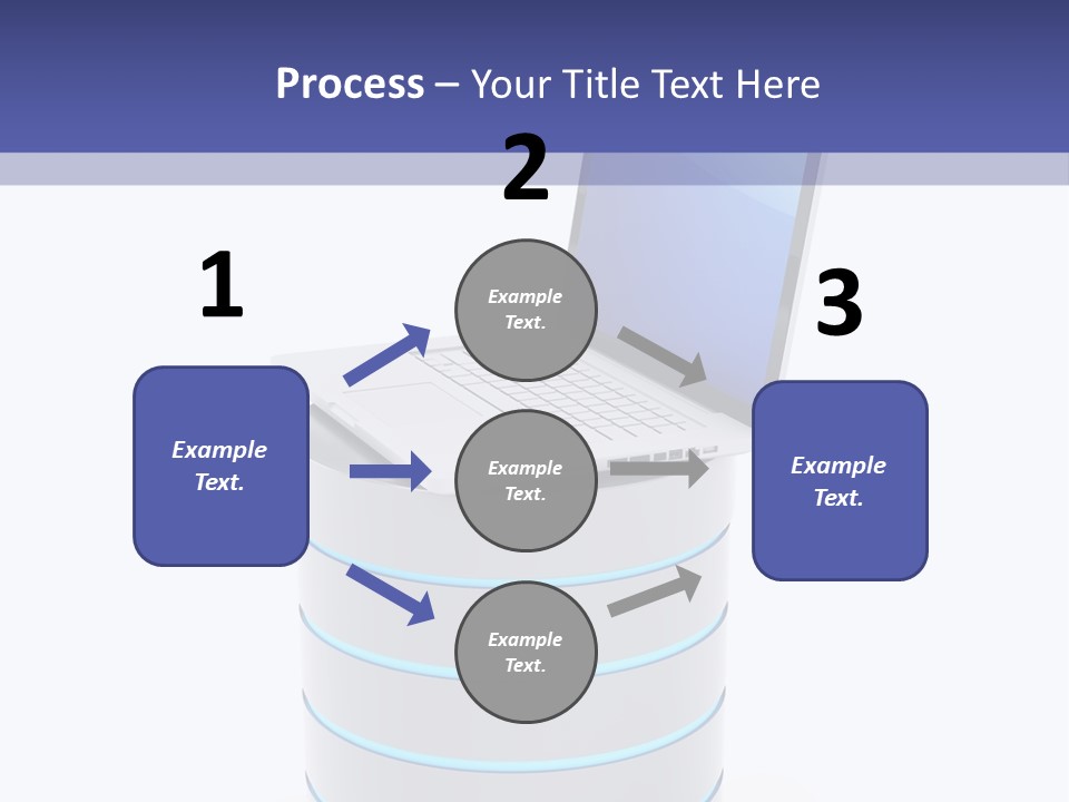 Storage Technology Workstation PowerPoint Template