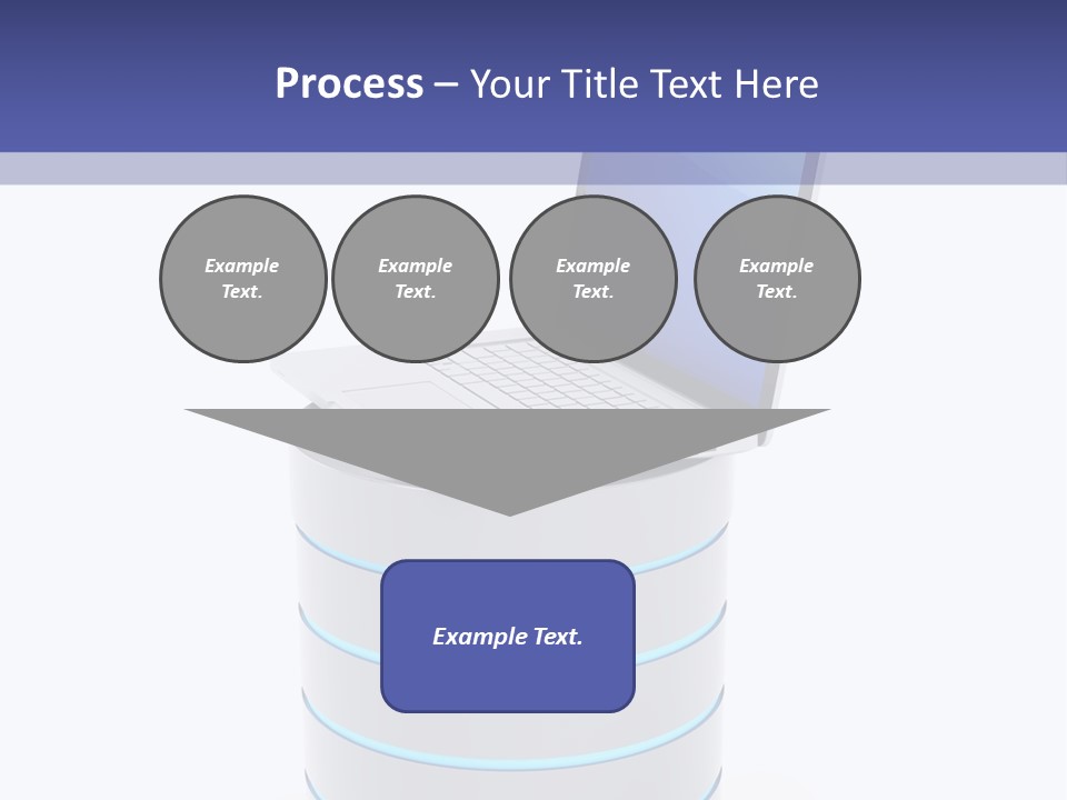Storage Technology Workstation PowerPoint Template