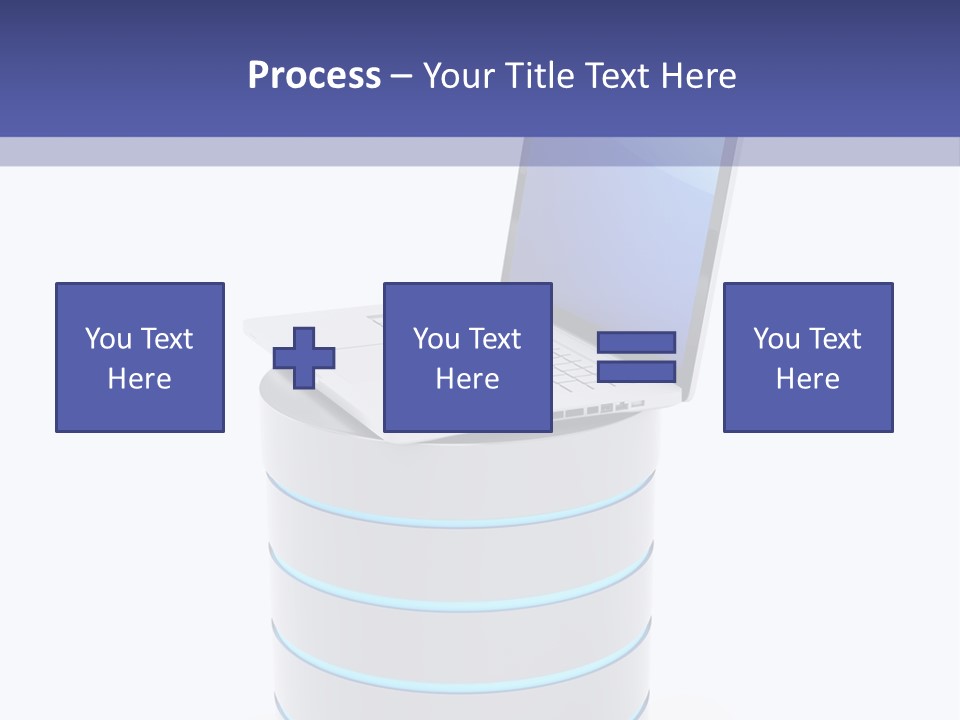 Storage Technology Workstation PowerPoint Template