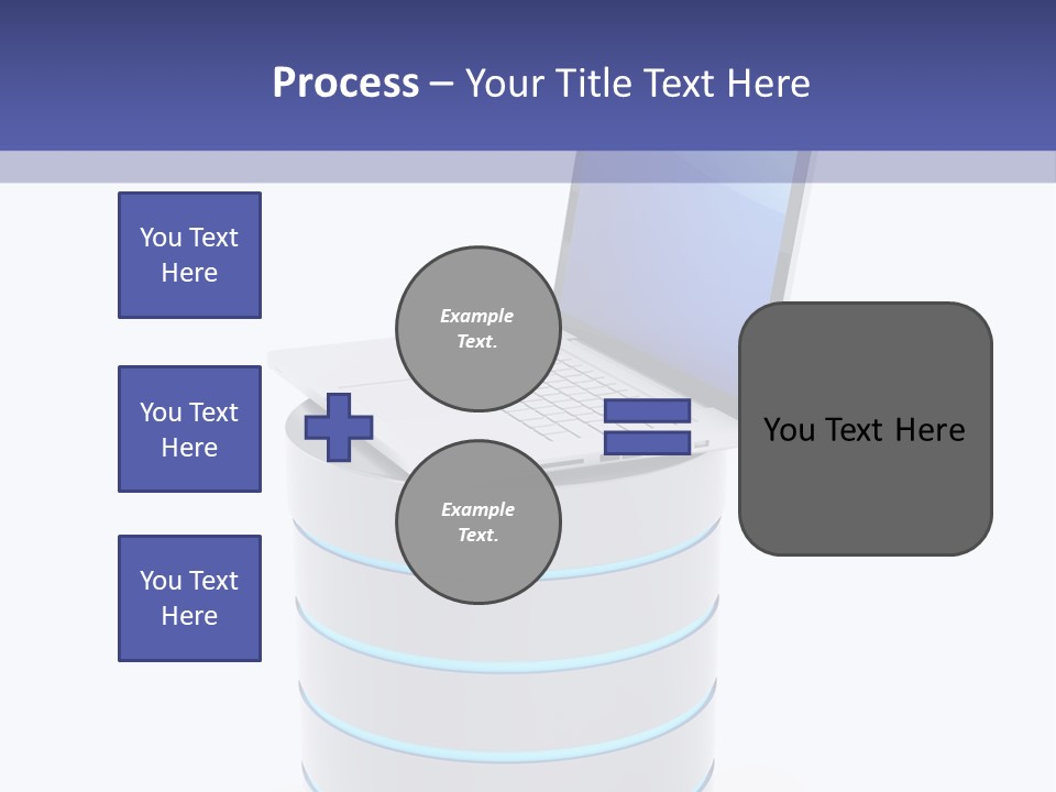 Storage Technology Workstation PowerPoint Template