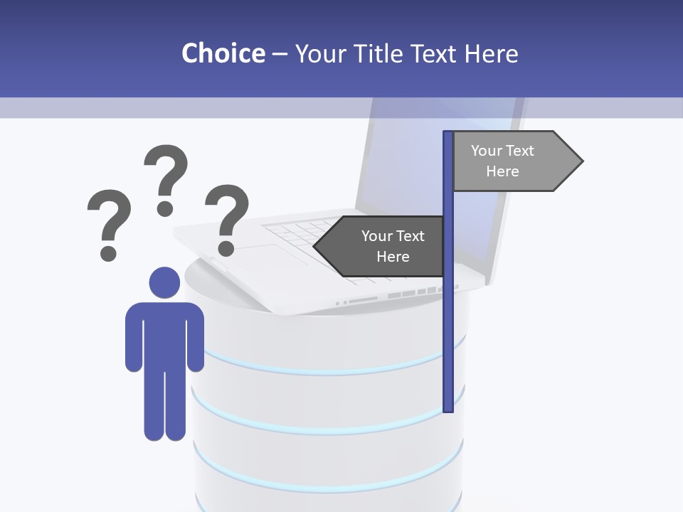Storage Technology Workstation PowerPoint Template
