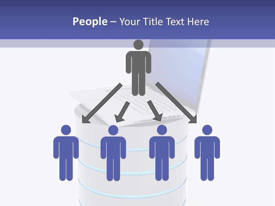 Storage Technology Workstation PowerPoint Template