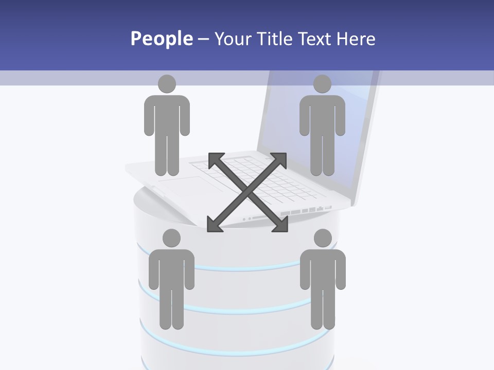 Storage Technology Workstation PowerPoint Template