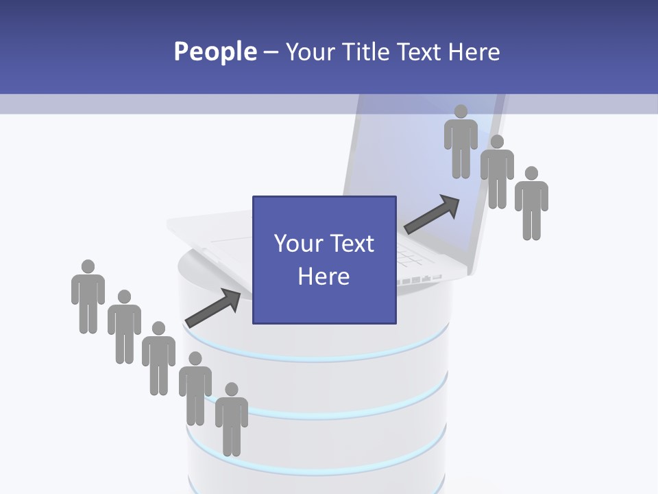 Storage Technology Workstation PowerPoint Template