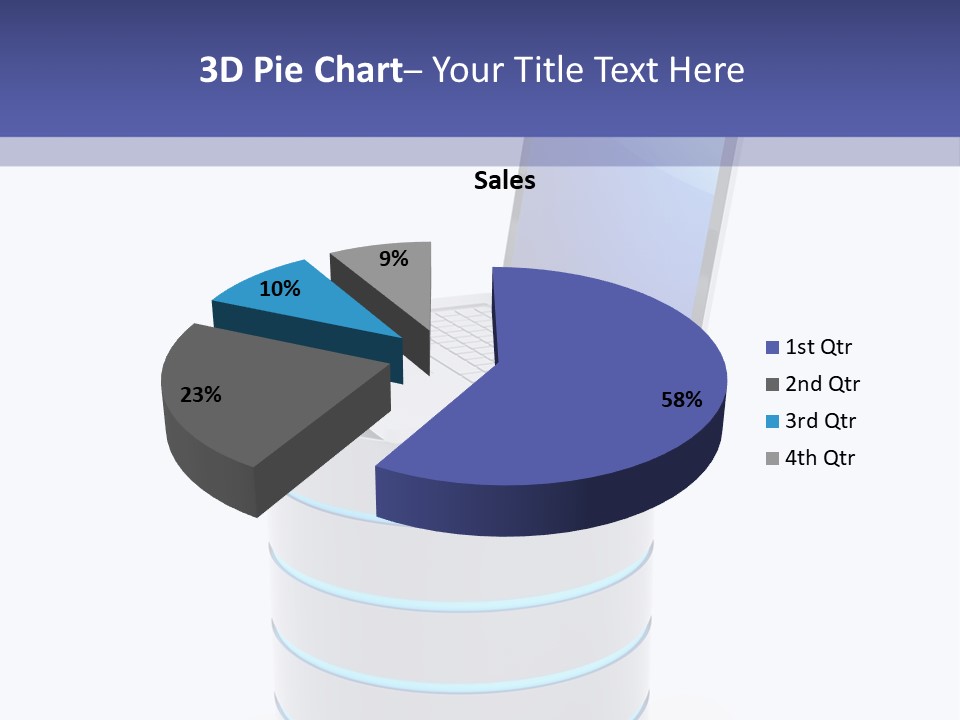 Storage Technology Workstation PowerPoint Template