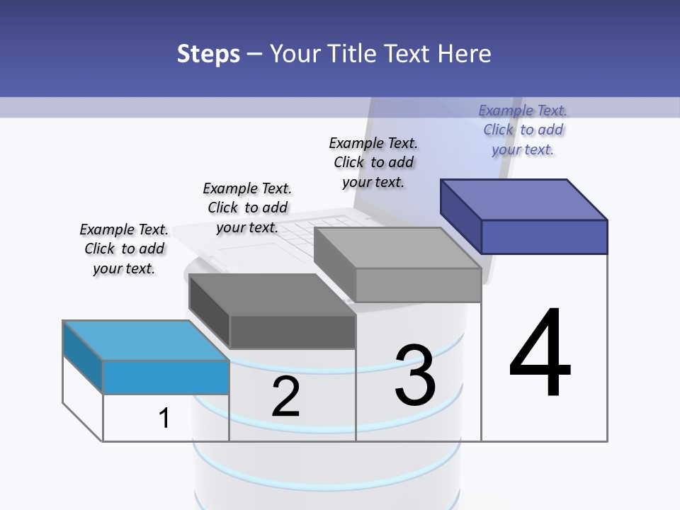 Storage Technology Workstation PowerPoint Template