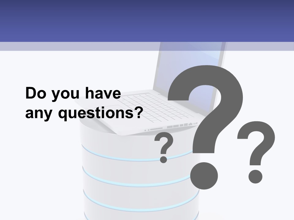 Storage Technology Workstation PowerPoint Template