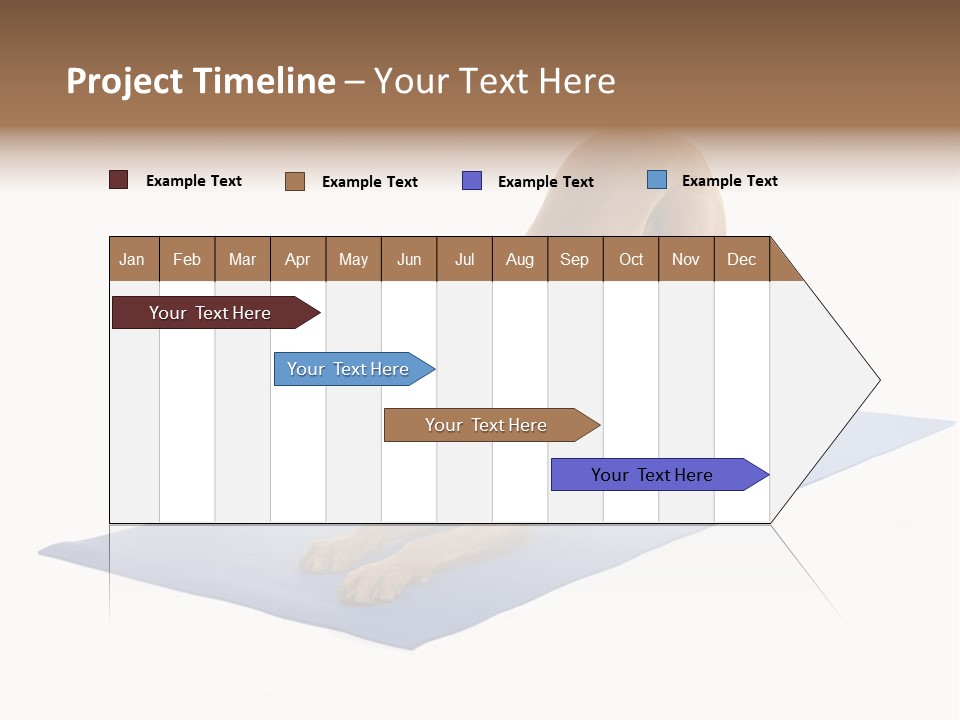 Play Bow Gold Pedigree PowerPoint Template