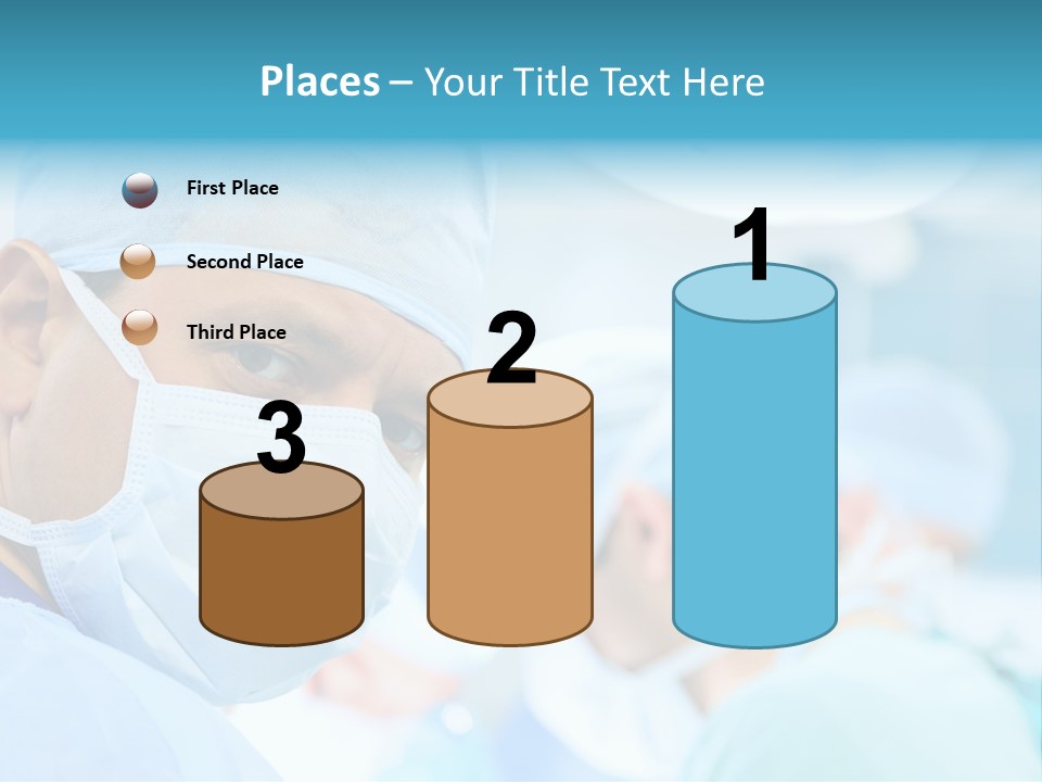 Hospital Attentive Face PowerPoint Template