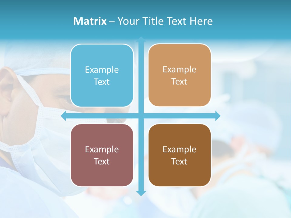 Hospital Attentive Face PowerPoint Template
