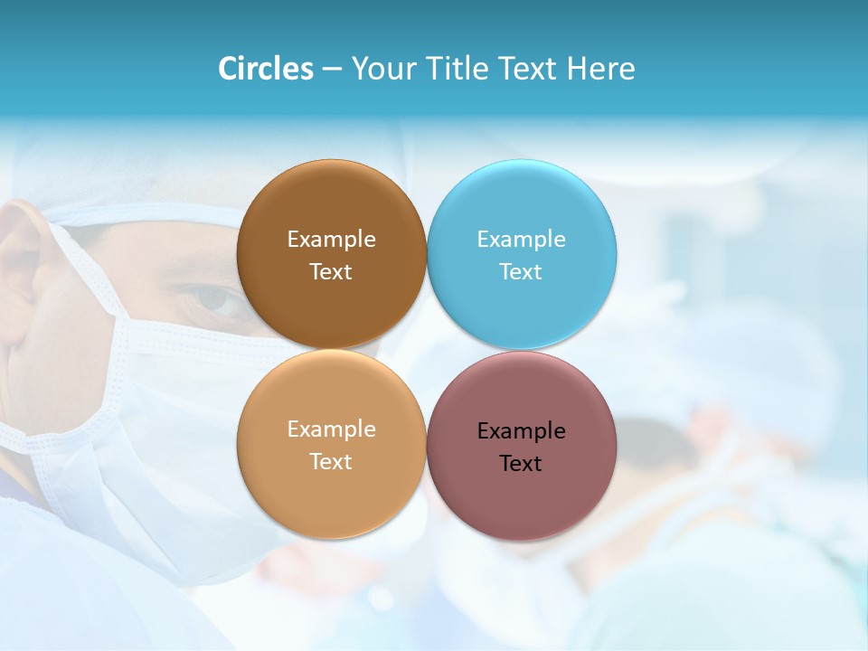 Hospital Attentive Face PowerPoint Template