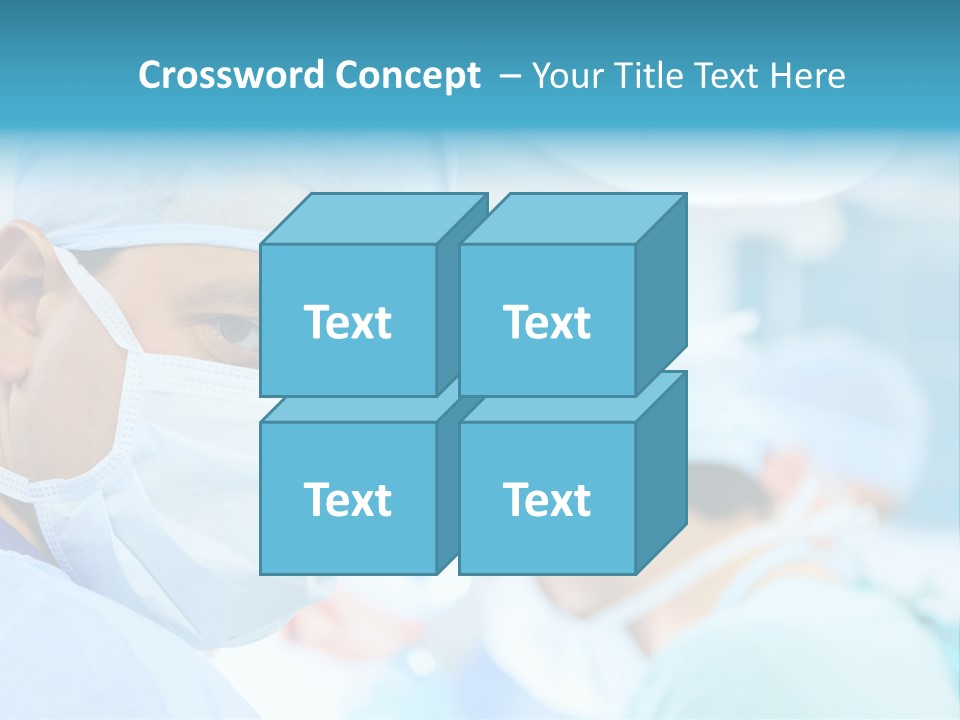 Hospital Attentive Face PowerPoint Template