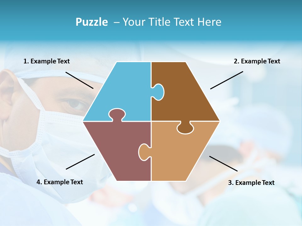 Hospital Attentive Face PowerPoint Template
