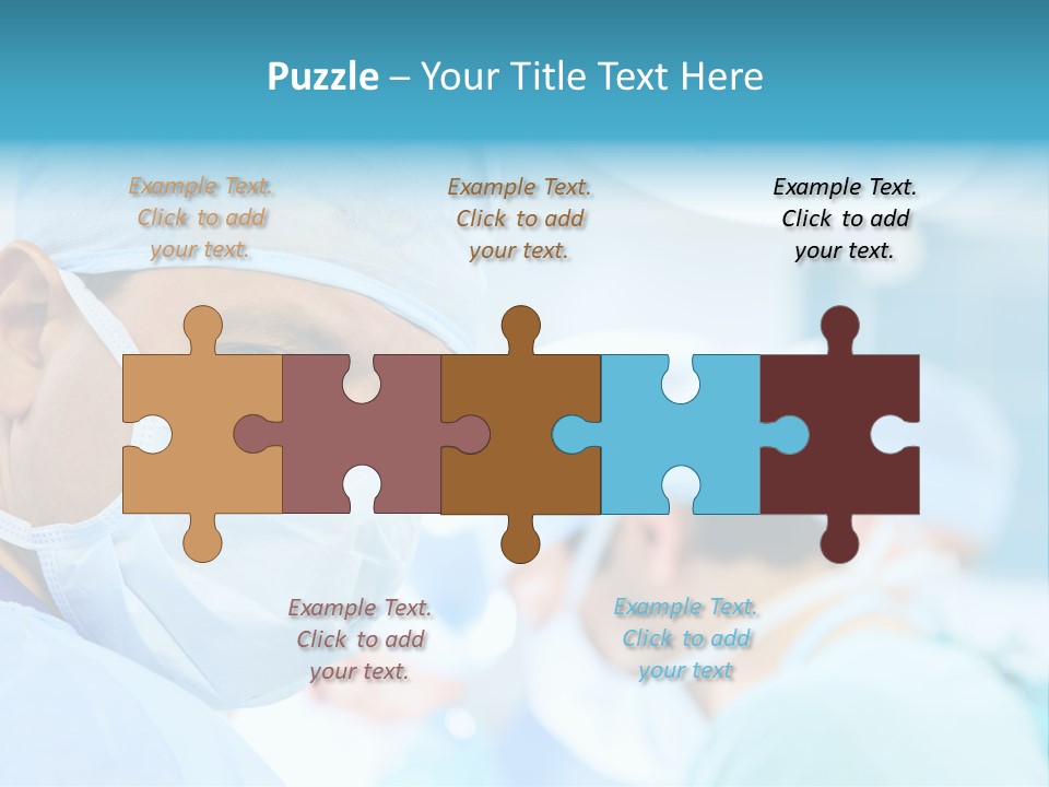 Hospital Attentive Face PowerPoint Template