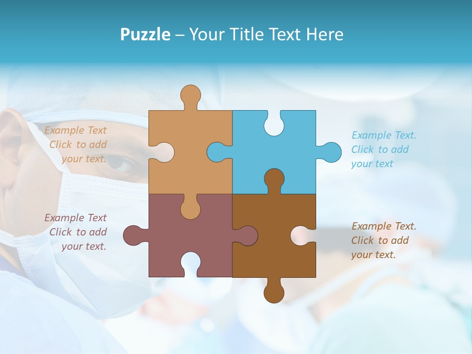 Hospital Attentive Face PowerPoint Template