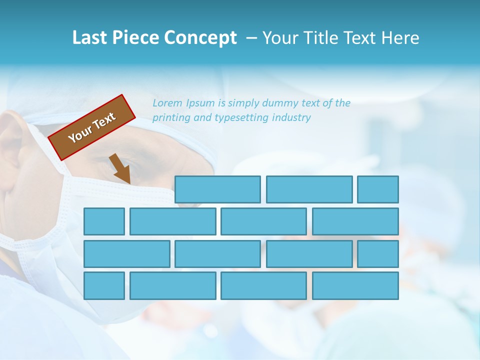 Hospital Attentive Face PowerPoint Template