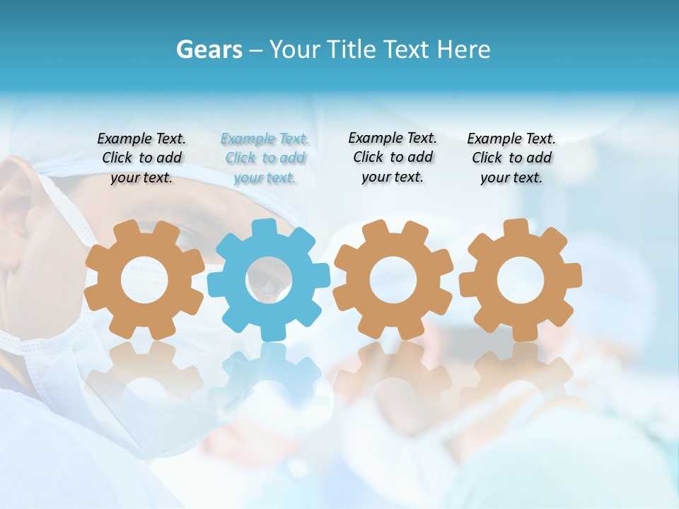 Hospital Attentive Face PowerPoint Template