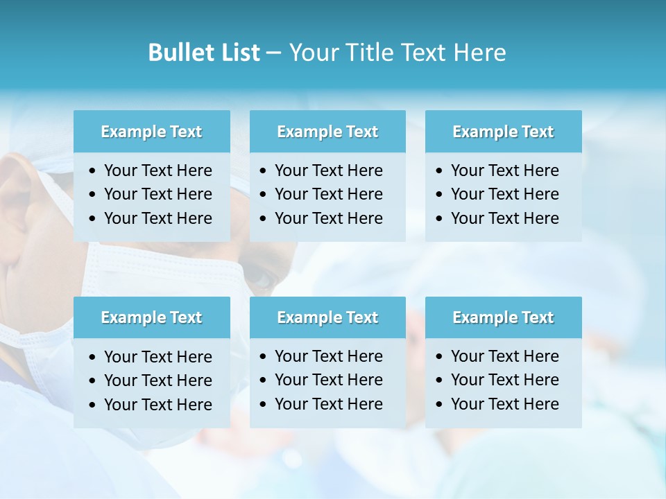 Hospital Attentive Face PowerPoint Template
