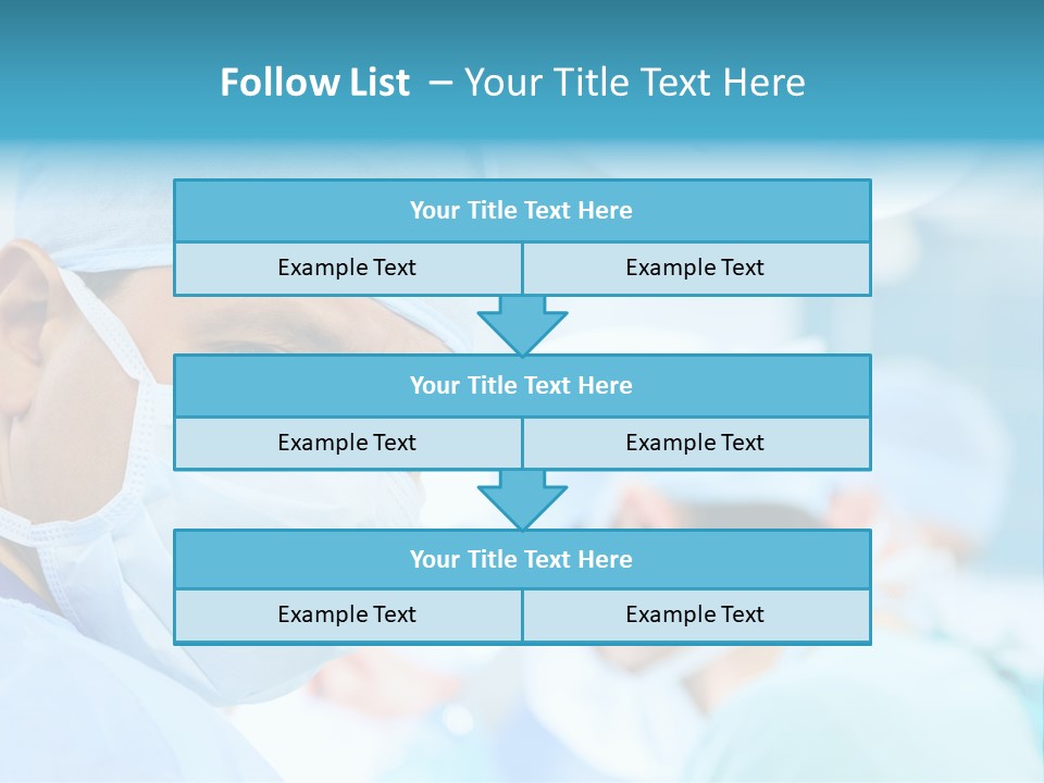 Hospital Attentive Face PowerPoint Template