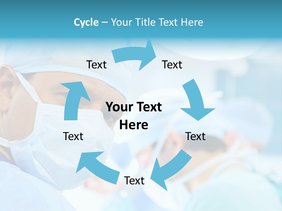 Hospital Attentive Face PowerPoint Template