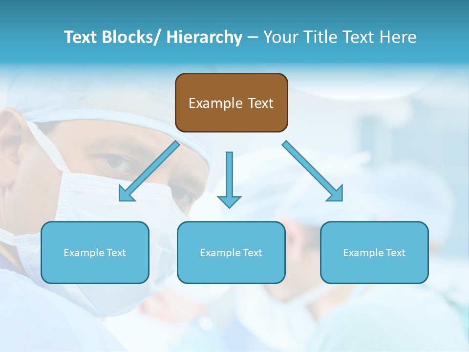 Hospital Attentive Face PowerPoint Template