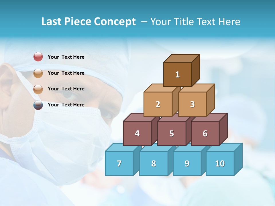 Hospital Attentive Face PowerPoint Template