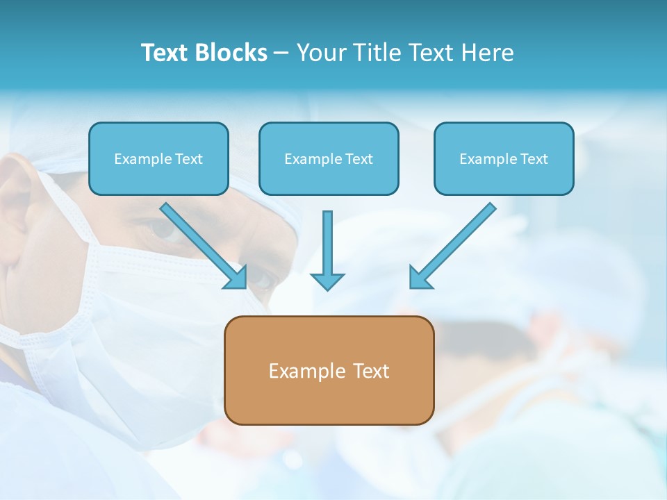 Hospital Attentive Face PowerPoint Template