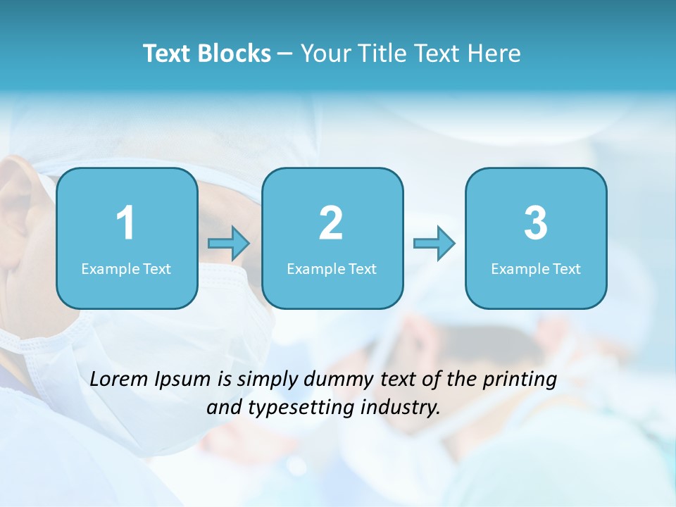 Hospital Attentive Face PowerPoint Template