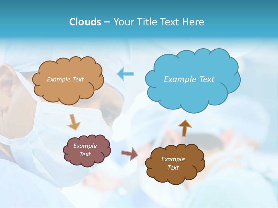 Hospital Attentive Face PowerPoint Template