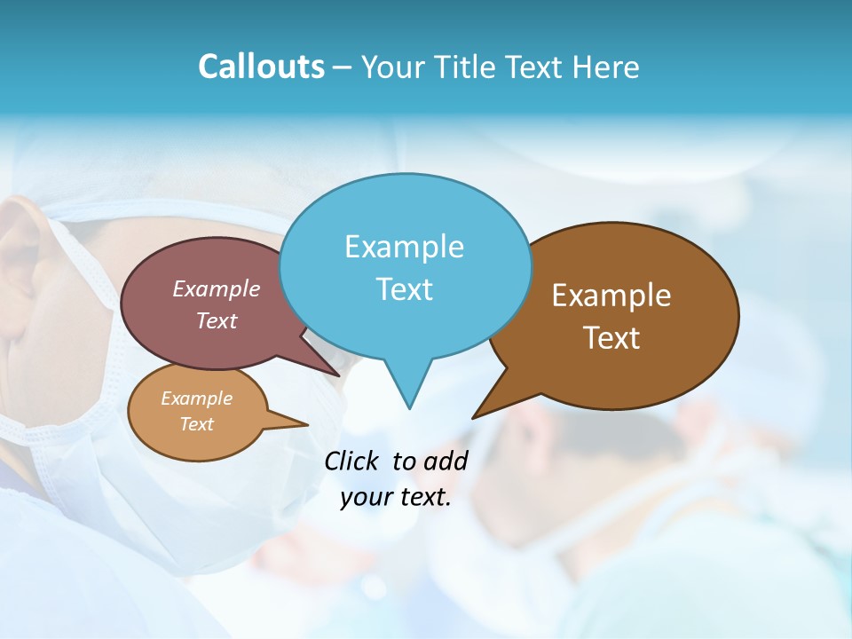 Hospital Attentive Face PowerPoint Template