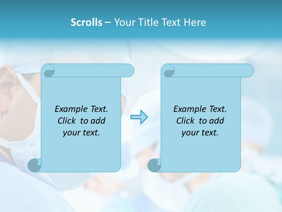 Hospital Attentive Face PowerPoint Template