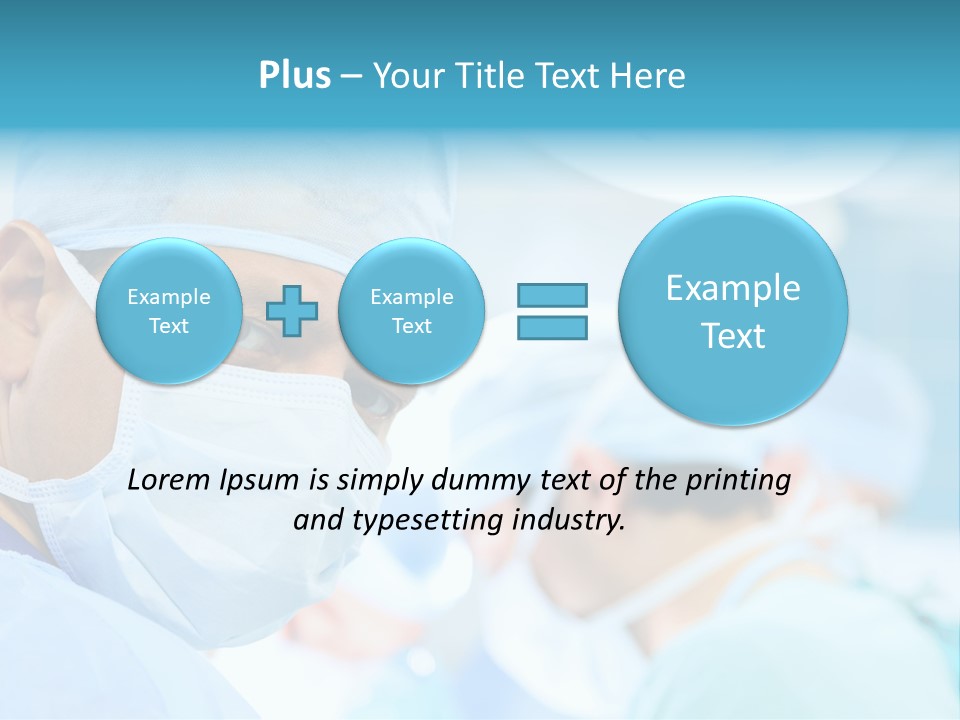 Hospital Attentive Face PowerPoint Template