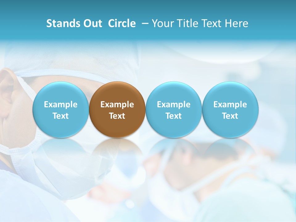 Hospital Attentive Face PowerPoint Template