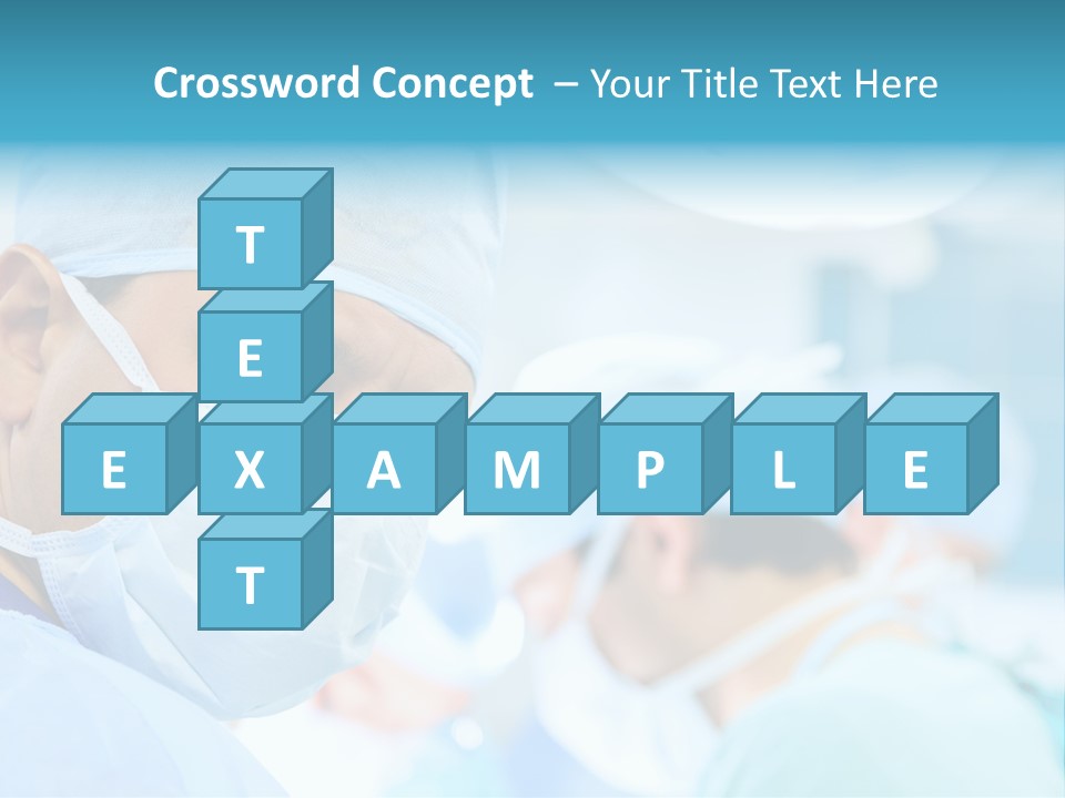 Hospital Attentive Face PowerPoint Template