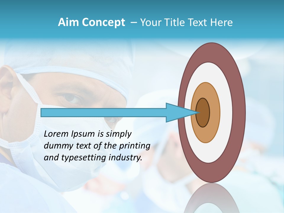Hospital Attentive Face PowerPoint Template