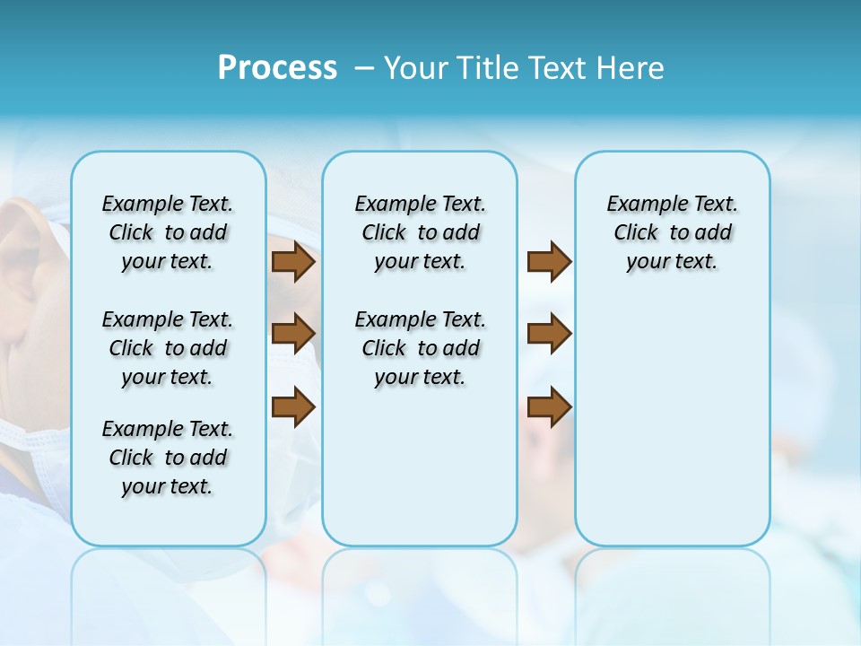 Hospital Attentive Face PowerPoint Template