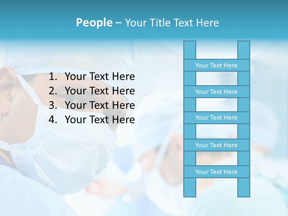 Hospital Attentive Face PowerPoint Template