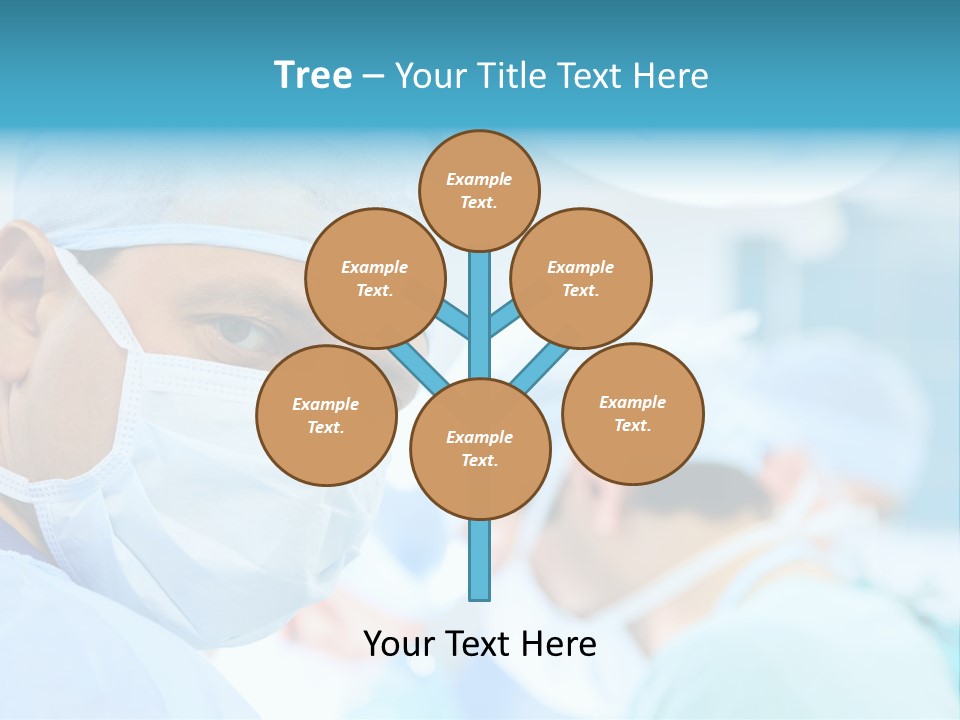 Hospital Attentive Face PowerPoint Template
