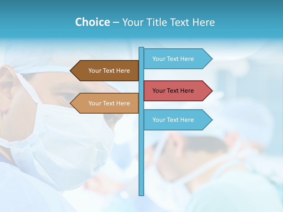 Hospital Attentive Face PowerPoint Template