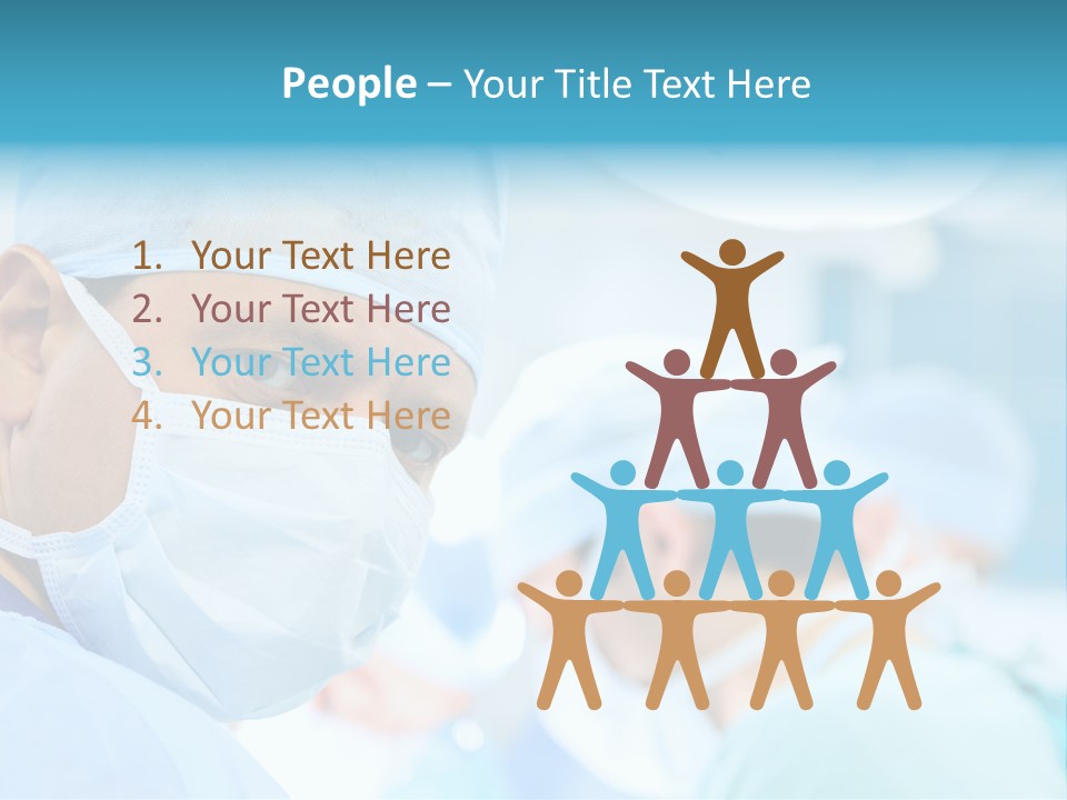 Hospital Attentive Face PowerPoint Template