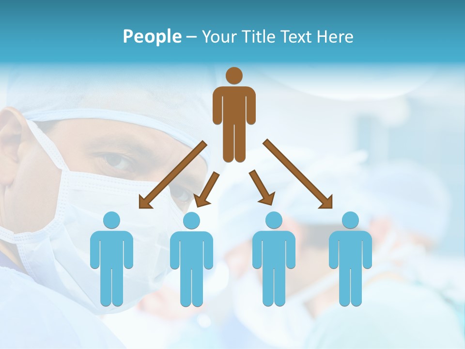 Hospital Attentive Face PowerPoint Template