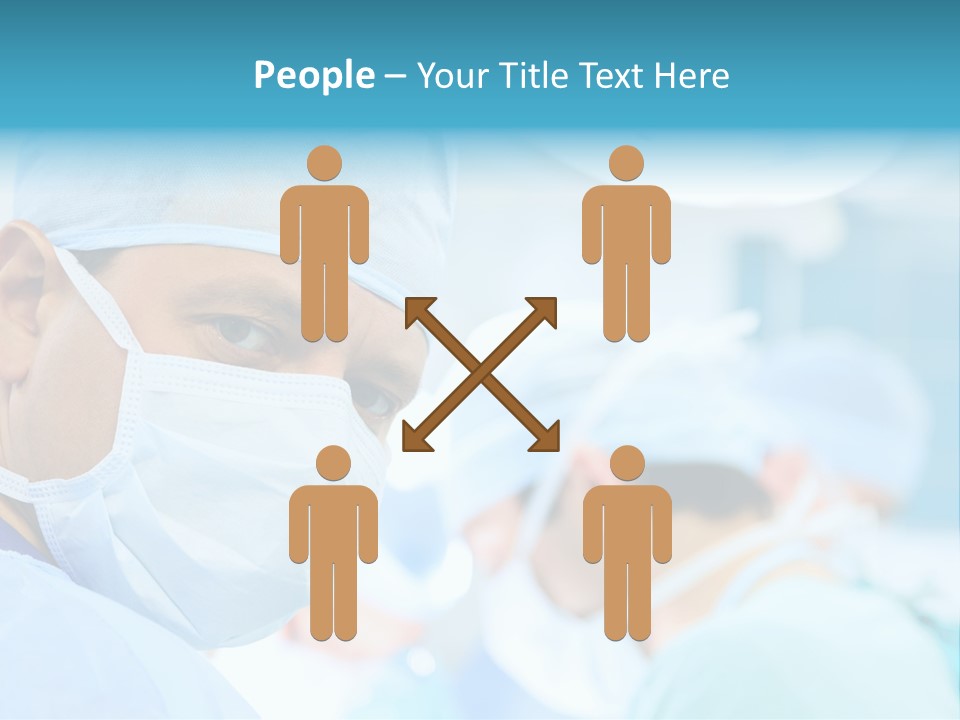 Hospital Attentive Face PowerPoint Template