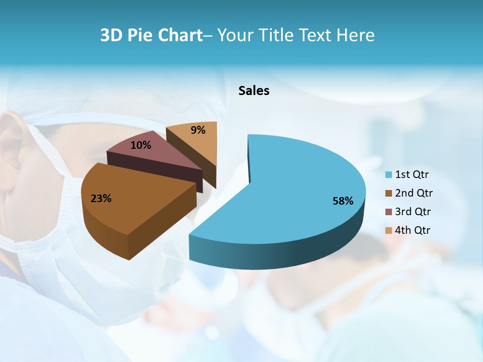 Hospital Attentive Face PowerPoint Template