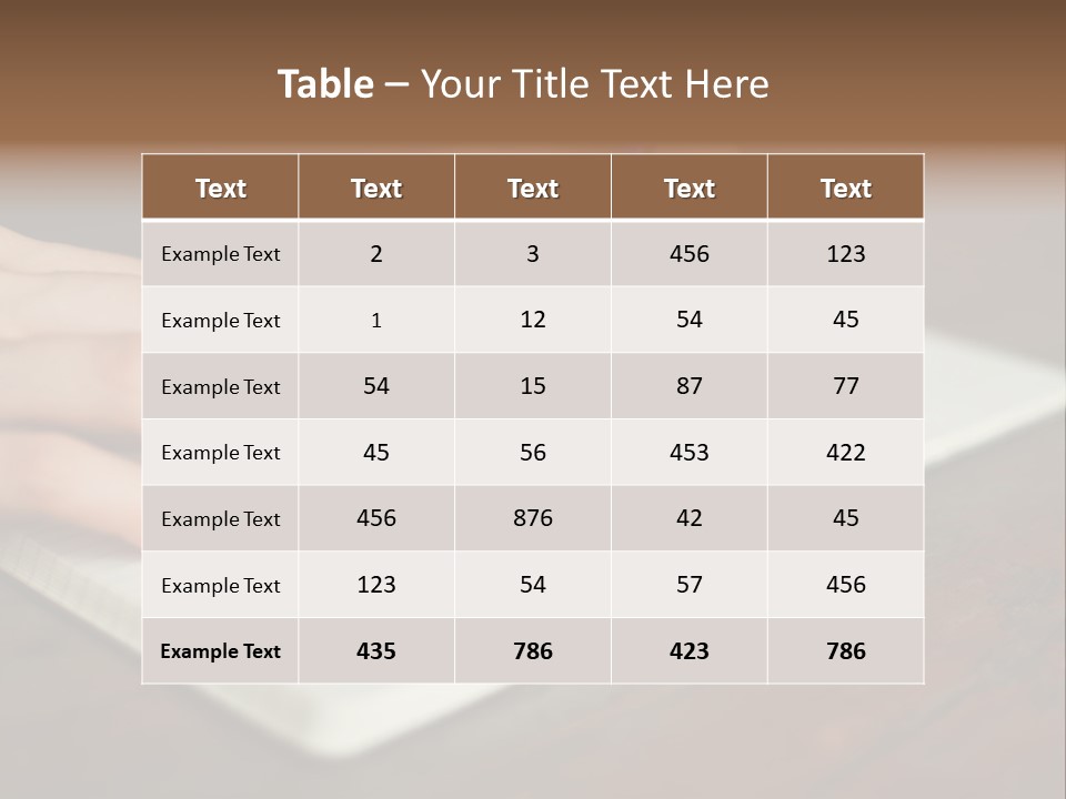 A Person Writing On A Notebook With A Pen PowerPoint Template