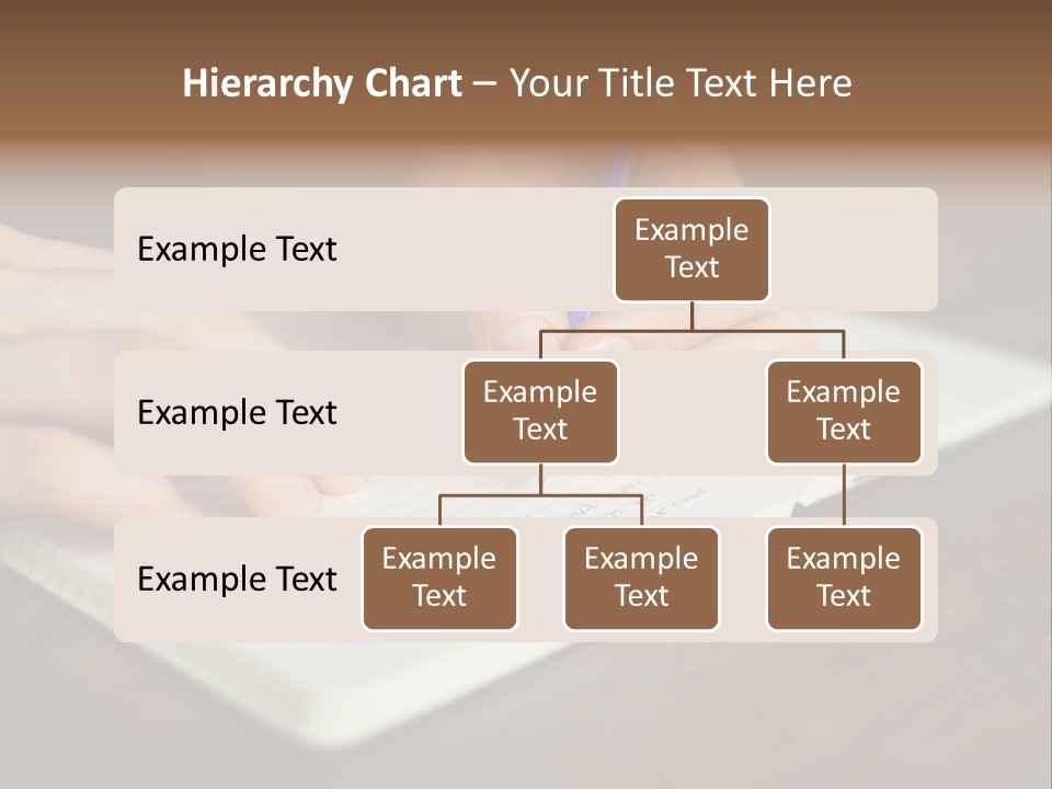 A Person Writing On A Notebook With A Pen PowerPoint Template