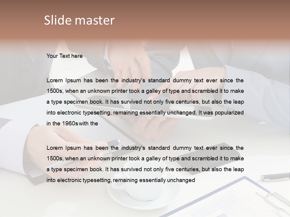 Leadership Gadget Business PowerPoint Template