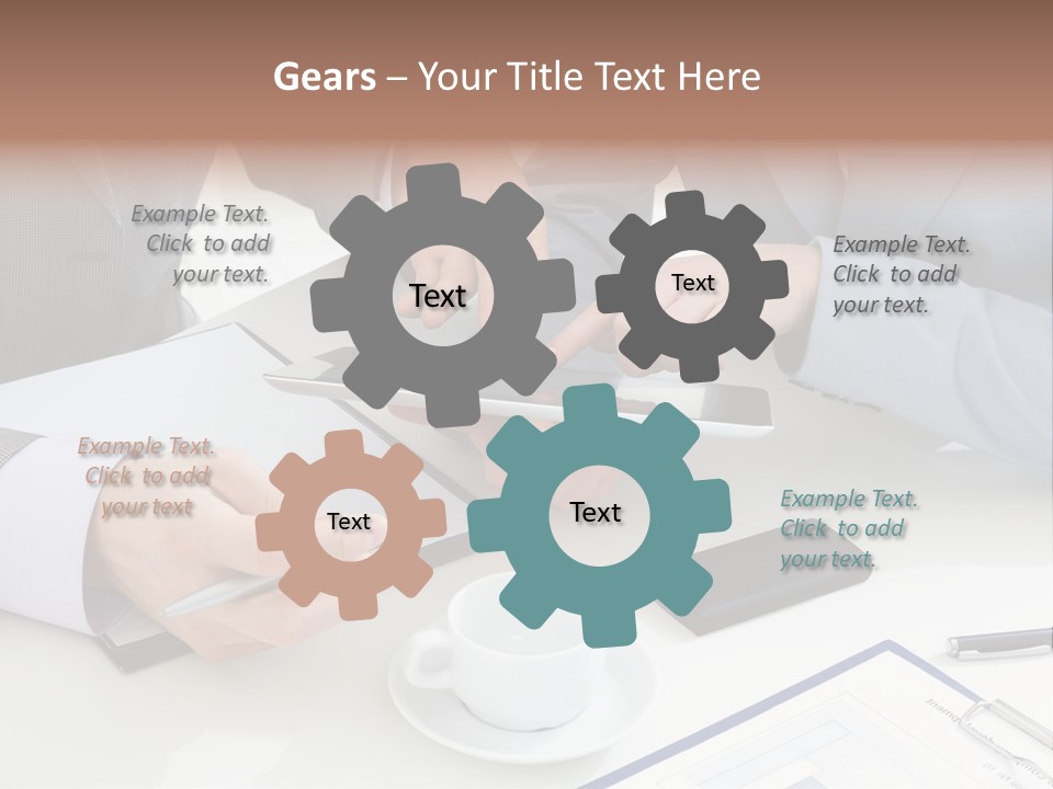 Leadership Gadget Business PowerPoint Template